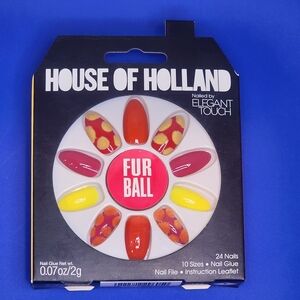 Fur Ball Nail Set, House of Holand, NEW